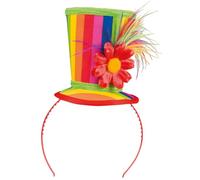 Boland 55510 - Cerchietto Blossom, tiara con mini cappello, accessorio per costumi di carnevale, compleanno o festa a tema, cappello da clown, accessorio per costumi in maschera