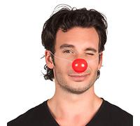 Boland 55522 - Nasi da Clown in plastica, con Elastico, 24 Pezzi, Rosso, Super Tenuta, Divertente, Accessorio per Feste a Tema, Carnevale