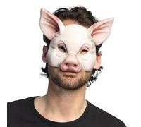 Boland 56741 - Maschera per gli occhi maiale, maschera animale, maschera per costumi, carnevale e feste a tema
