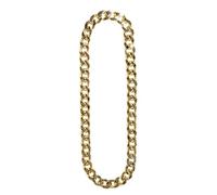 Boland 64306 - Collana Pimp, oro, gioielli di moda, gangster, milionario, regalo, accessorio, costume, carnevale, festa a tema