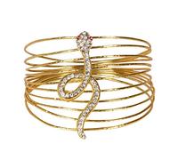 Boland 64426 - Bracciale Noble of the Nile, con serpente, bracciale dorato, Egitto, Cleopatra, bigiotteria, Carnevale