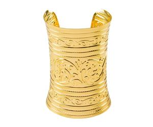 Boland 64464 - Bracciale Tesoro del Nilo, bigiotteria dorata per costumi di carnevale, bracciale per carnevale o festa a tema (Confezione da 2)