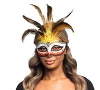 Boland 71986 - Maschera occhi da mago voodoo, maschera da teschio, accessorio per costumi, carnevale, feste a tema e Halloween