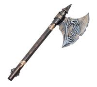 Boland 72011 Ascia per abiti da guerriero e testa di morte, circa 68 cm, arma, per costume medievale, accessorio per cavallo, costume carnevale, festa a tema