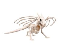 Boland 72405 - Scheletro drago, misura 37 cm, bocca mobile, drago, drago, finta plastica, decorazione per Halloween, carnevale o festa a tema