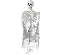 Boland 73040 - Scheletro sospeso, misura 140 cm, decorazione da appendere, per Halloween, Carnevale, festa a tema