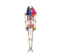 Boland 73111 - Decorazione horror appesa, scheletro da circo, 160 cm, decorazione per feste a tema e Halloween, decorazione appesa