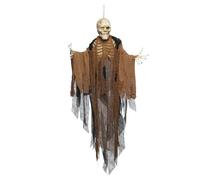 Boland 73114 - Decorazione horror appesa con LED e suono, 160 cm, decorazione a batteria per feste a tema e Halloween