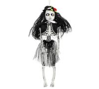 Boland 73201 - Decorazione horror appesa, scheletro ballerino, 40 cm, decorazione per feste a tema e Halloween, decorazione da appendere