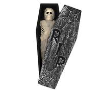 Boland 73232 - Set di Decorazioni per mummie con Ossa e bara, Decorazione per Halloween e Carnevale