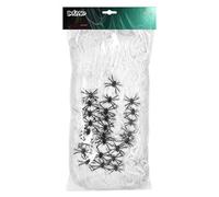 Ciao Ragnatela decorativa Halloween 500 g con 25 ragni bianca