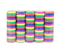 Boland 76050 - Festoni 5 colori, 5 pezzi, lunghezza 400 cm ciascuno, ignifugo, multicolore, carnevale, compleanno, decorazione, discoteca, festa di compleanno per bambini