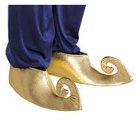 Boland 81990 - Sovrascarpe Sultan in oro, 1 paio per adulti, copriscarpe per costumi di carnevale, accessori per costumi di carnevale, Halloween o JGA