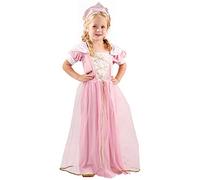 Boland 82236 - Costume da bambina Darling Princess, abito rosa con tulle e diadema, principessa, regina, travestimento, carnevale, festa a tema, costume da bambina, rosa