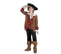 Boland 82243 - Costume da pirata Pedro per bambini, costume di carnevale per feste a tema, Halloween o carnevale, marinaio