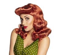 Boland 85050 - Parrucca 50s Pin Up, Colore: Marrone Chiaro