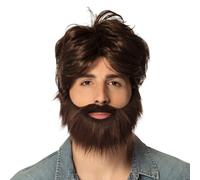 Boland - 86312 Dude Wig And Beard - Brown