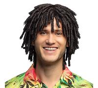 Boland 86391 - Parrucca Levi con dreadlocks corti, acconciatura in capelli sintetici con dreadlocks per costumi, travestimenti per carnevale, Halloween e JGA