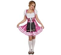 Boland 87.447 - Adult Costume Sexy Helena Dirndl, Taglia M, Colore Rosa/Bianco/Nero