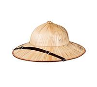 Boland 95464 - Elmetto di paglia, cappello da safari, copricapo per costumi di carnevale, accessorio per costumi in maschera, carnevale o festa a tema