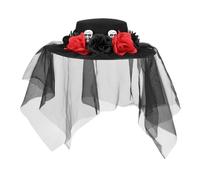 Boland 97089 - Cappello Llorona con velo per costumi, Halloween e carnevale, Dia de los Muertos, Giorno della Morte Messico
