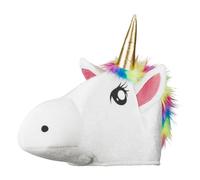 Boland 99906 - Cappello da unicorno, cappello in peluche con corno dorato, occhi