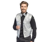 Boland - Accessori con Paillettes | Gilet e papillon, set per festival, Carnevale, addio al celibato e festa a tema