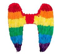 Boland - Ali d'angelo, circa 120 x 120 cm, angelo, decorazione, Natale, San Valentino, carnevale, Halloween, festa in maschera, costume, teatro, accessorio, travestimento