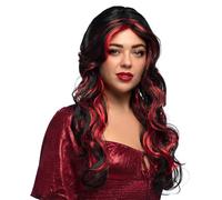 Boland- Bambine Parrucca Diavoletta Devilicious per Adulti, Rosso, Taglia Unica, 86003