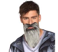 Boland - Barba artificiale, accessorio, trucco, baffi, accessori per carnevale, costumi, festa a tema, JGA, Halloween