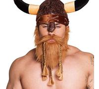 Boland - Barba artificiale, accessorio, trucco, baffi, accessori per carnevale, festa in maschera, festa a tema, JGA, Halloween