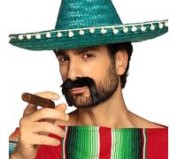 Boland - Barba, autoadesivo, poliestere, accessorio, trucco, costume, carnevale, festa a tema