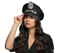 Boland 33009 - Berretto poliziotto, copricapo, accessorio per costumi, accessorio per costume da poliziotto, carnevale, JGA o festa a tema