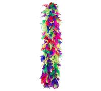 Boland- Boa Piumato Glamour per Adulti, Arcobaleno, Taglia Unica, 52665