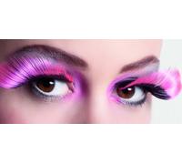 Boland BOL01630 Ciglia Auto-Adesive Bicolor,Nero/Rosa
