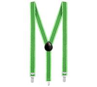 Boland - Bretelle con frange, con clip, elasticizzate, bretelle per pantaloni, costume, carnevale, festa in maschera