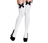 Boland - Calze con fiocco, sopra le ginocchia, calze elastiche, accessorio, carnevale, costume, festa a tema