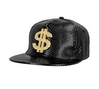 Boland - Berretto da dollaro, berretto da baseball per adulti, berretto, anni '90, berretto da baseball per festival, carnevale e feste a tema