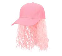 Boland - Cappellino da baseball con parrucca sintetica, cappellino per carnevale, feste a tema o festival