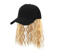 Boland - Cappellino da baseball con parrucca in capelli sintetici