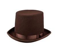 Boland - Cappello Byron, cilindro, feltro, elegante, anni '20, Gatsby, carnevale, Halloween, festa a tema, festa in maschera, teatro