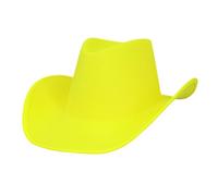 Boland - Cappello da cowboy Blaze Neon, si illumina alla luce nera, cappello western per feste a tema o carnevale, accessorio per costumi di carnevale e addio al celibato