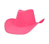 Boland - Cappello da cowboy Blaze Neon, si illumina alla luce nera, cappello western per feste a tema o carnevale, accessori per costumi di carnevale e addii al celibato
