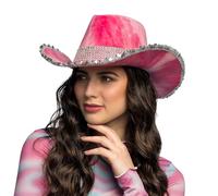 Boland - Cappello da cowboy Darling con sfumatura di colore, cappello western per feste a tema, carnevale, accessori per costumi di carnevale, addio al celibato, festival