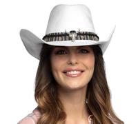 Boland - Cappello da cowboy Django per adulti, cappello western per costumi in maschera, carnevale e feste a tema