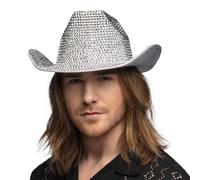 Boland - Cappello da cowboy Domani, cappello per costumi in maschera, carnevale, feste a tema e JGA