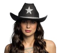 Boland - Cappello da cowboy Taylor con stella, cappello western per feste a tema, carnevale, accessori per costumi di carnevale, addio al nubilato/celibato, festival