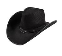 Boland - Cappello da cowboy Wichita, cappello in feltro, sceriffo, selvaggio West, travestimento, costume, carnevale, festa a tema