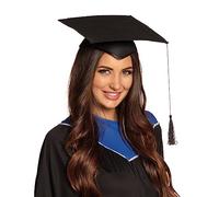Boland - Cappello da laureato per adulti | Cappello da dottore, cappellino di maturità per la cerimonia di diploma, costumi, feste a tema e Carnevale