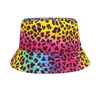Boland - Cappello da pescatore stile leopardo, 58 cm | Cappellino con stampa leopardata, cappellino a secchiello per costumi, festival e Carnevale